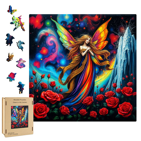 Dawn in Her Garden Fairy Puzzle